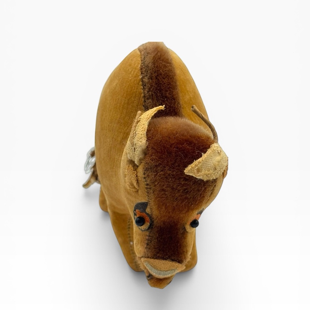 Dream Pets Vintage Bull Plush and Firm Free Standing Toy